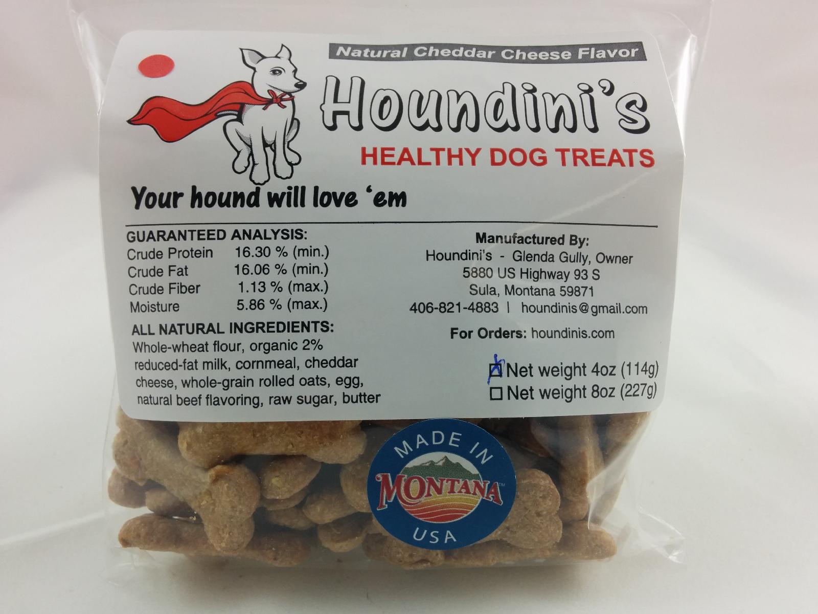 Houndini's Cheddar Cheese Biscuits, Bitty Bites, 4 oz