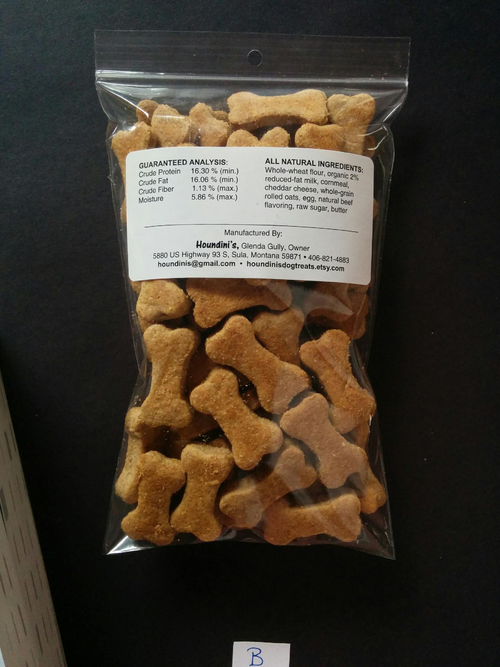 Houndini's Cheddar Cheese Biscuits, Bitty Bites, 8 oz